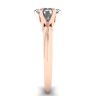 Round Diamond 6-prong engagement ring in Rose Gold, Image 3