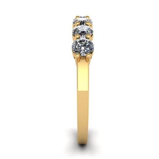 Eternal Seven Stone Diamond Ring in 18K Yellow Gold, More Image 1