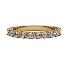17 Diamond Ring in 18K Yellow Gold 