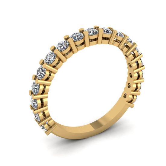 17 Diamond Ring in 18K Yellow Gold ,  Enlarge image 4