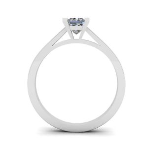 Princess Cut Diamond Ring in 18K White Gold - Photo 1