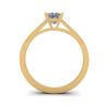 Princess Cut Diamond Ring in 18K Yellow Gold, Image 2