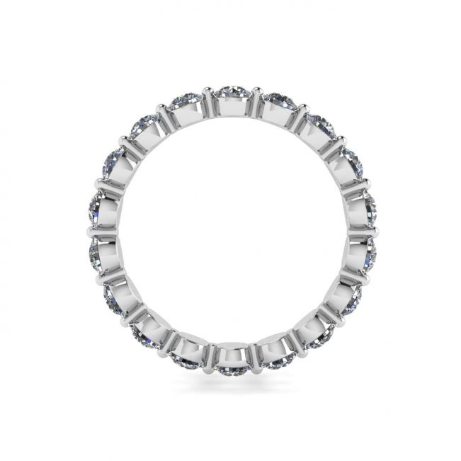 3 mm Diamond Eternity Ring Shared Prong - Photo 1