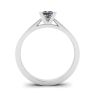 Futuristic Style Princess Cut Diamond Ring, Image 2