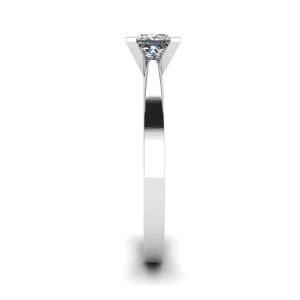 Futuristic Style Princess Cut Diamond Ring - Photo 2