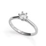 Crown diamond 6-prong engagement ring, Image 4