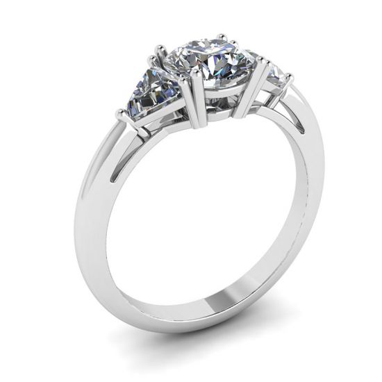 Three-Stone Diamond Ring,  Enlarge image 4