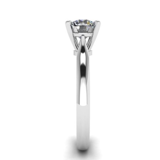 Classic Diamond Ring with One Diamond,  Enlarge image 3