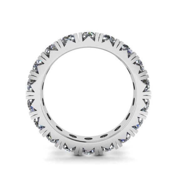 3 carat Eternity Diamond Band in 18K White Gold, More Image 0