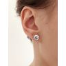 Classic Diamond Stud Earrings in 18K White Gold, Image 5