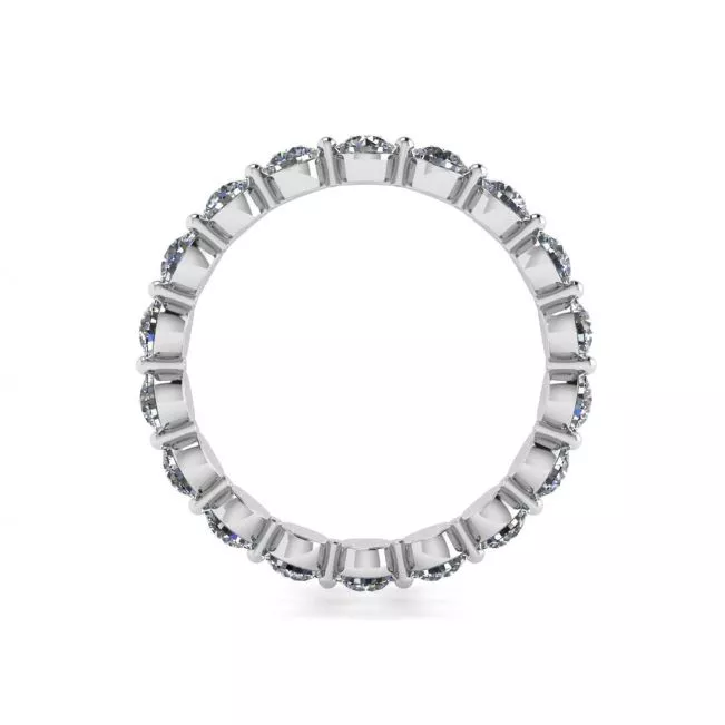 3 mm Diamond Eternity Ring Shared Prong - Photo 1