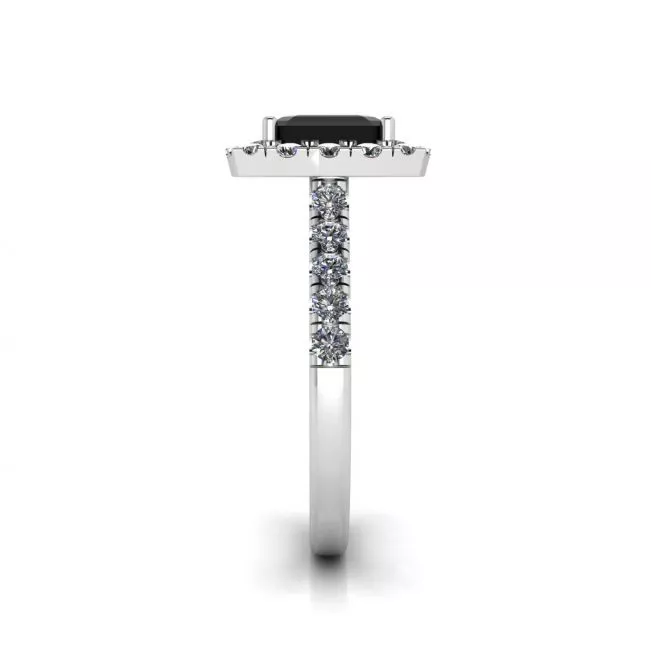 Princess Black Diamond Ring - Photo 2