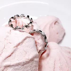 Ring in 18K White Gold - Ruban Collection - Photo 2